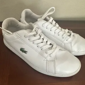 White Lacoste sneakers girls size 5.5