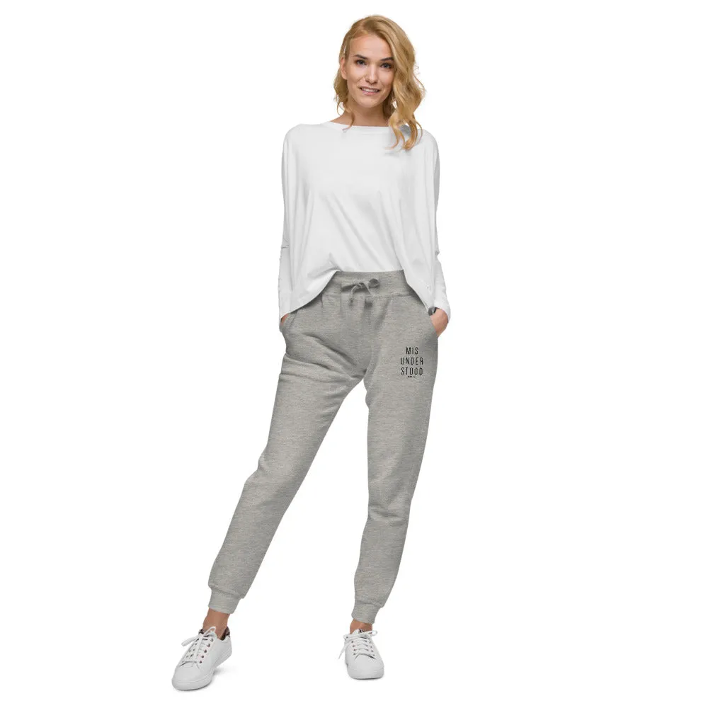 Women Misunderstood Rebel fleece sweatpants