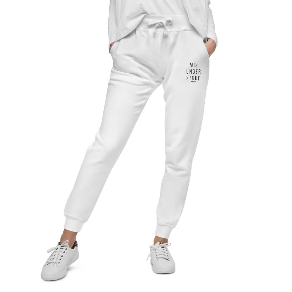Women Misunderstood Rebel fleece sweatpants