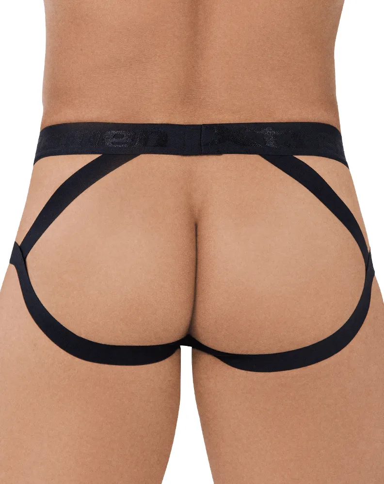 Xtremen 91085 Microfiber Jacquard Jockstrap Gray